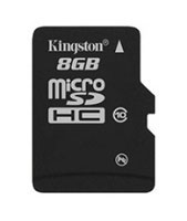 Kingston 8GB microSDHC Card (SDC10/8GBSP)